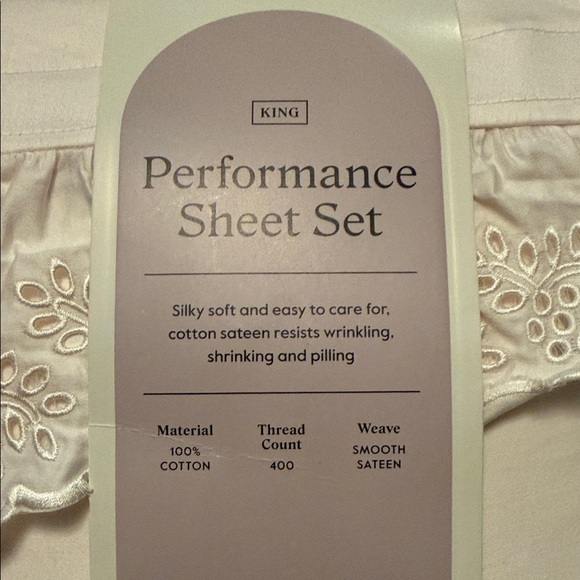 Threshold Cream Performance Sheet Set - Picture 3 of 5
